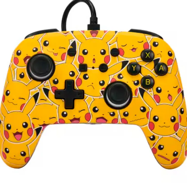 Mando PowerA Pikachu Moods Wired Para Nintendo Switch