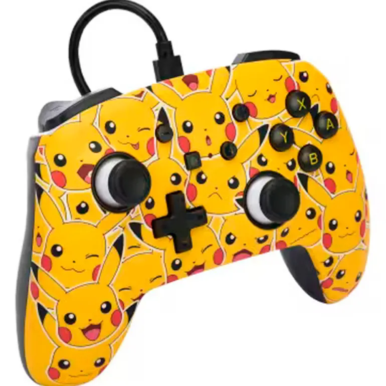 Mando PowerA Pikachu Moods Wired Para Nintendo Switch