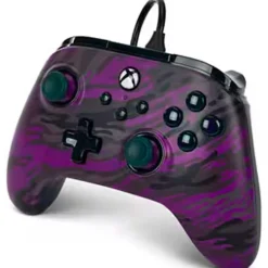 Mando   PowerA Purple Camo Wired Para Xbox Series X/S