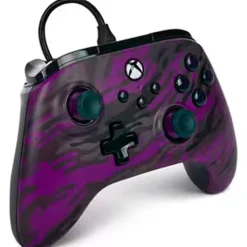 Mando   PowerA Purple Camo Wired Para Xbox Series X/S