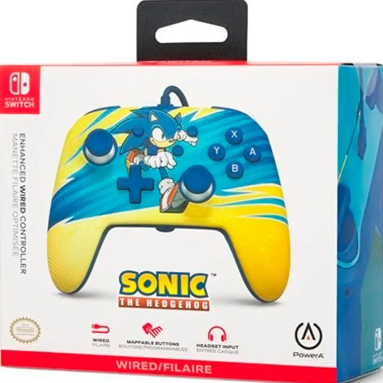 Mando PowerA Sonic Boost Wired Para Nintendo Switch