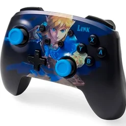 Mando   PowerA Wake Up Link Lumectra Etched Enhanced Wireless Para Nintendo Switch