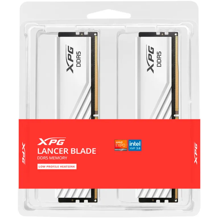 Memoria DDR5 Adata XPG Lancer Blade 32GB 2x16GB 6000MHz CL36 EXPO-XMP Blanco