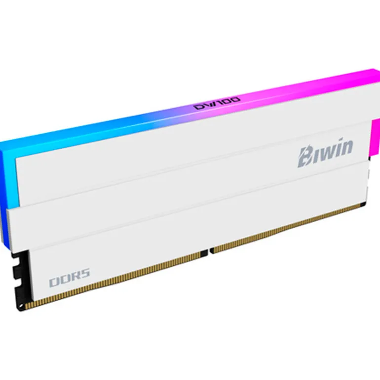 Memoria DDR5 Biwin Black Opal DW100 RGB 32GB 2x16GB 6000MHz CL30 EXPO-XMP Blanco
