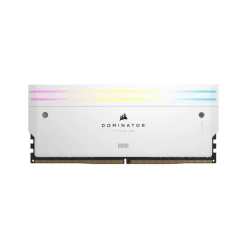 Memoria DDR5 Corsair Dominator Titanium RGB 96GB 2x48GB 6400MHz CL32 XMP Blanco