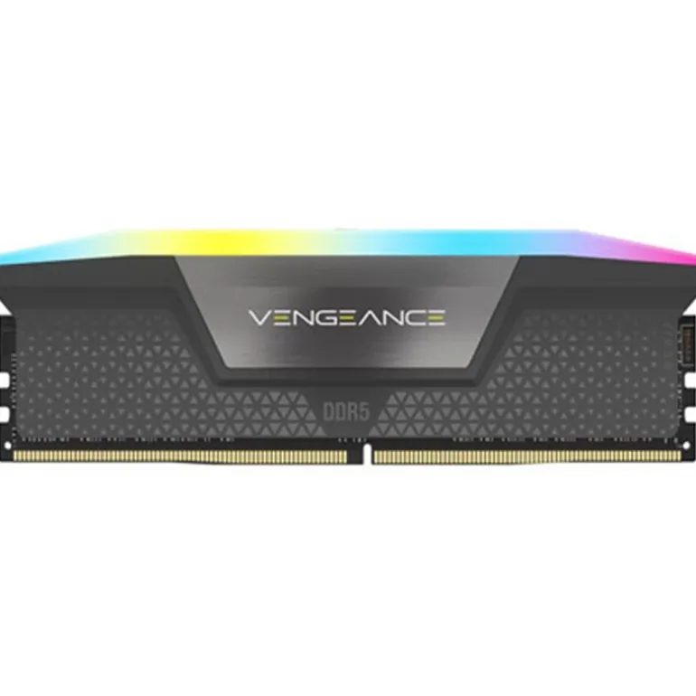 Memoria DDR5 Corsair Vengeance RGB 16GB 2x8GB 6000MHz CL36 EXPO-XMP Gris