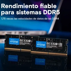 Memoria DDR5 Crucial Classic 128GB 2x64GB 5600MHz CL46 SoDIMM