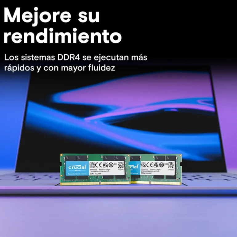 Memoria DDR4 Crucial Classic 32GB 2x16GB 3200MHz CL22 SoDIMM