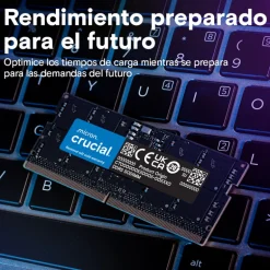 Memoria DDR5 Crucial 32GB 1x32GB 5600MHz CL46 SoDIMM Tray