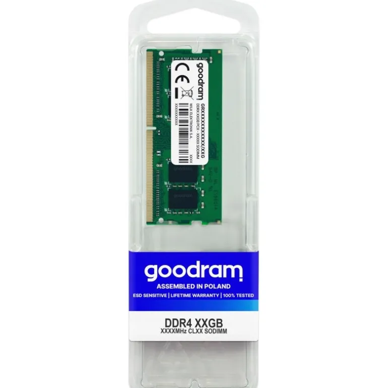 Memoria DDR4 Goodram GR3200S464L22S/8G 8GB 1x8GB 3200MHz CL22 SoDIMM