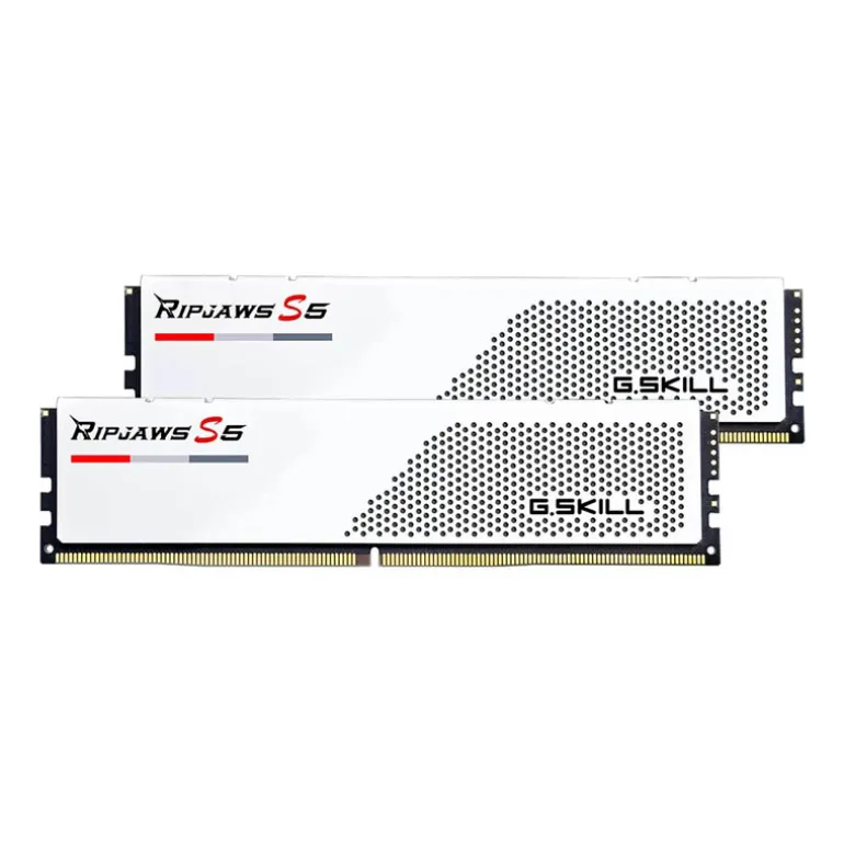 Memoria DDR5 G.Skill Ripjaws S5 32GB 2x16GB 5600MHz CL36 Blanco