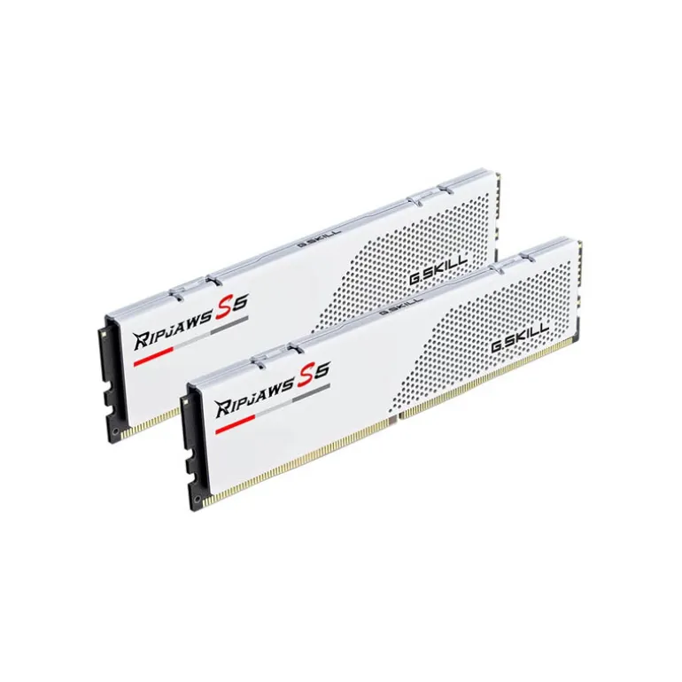 Memoria DDR5 G.Skill Ripjaws S5 32GB 2x16GB 5600MHz CL36 Blanco