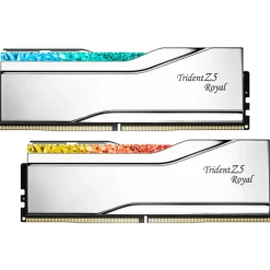 Memoria DDR5 G.Skill Trident Z5 Royal RGB 32GB 2x16GB 7600MHz CL36 XMP Blanco