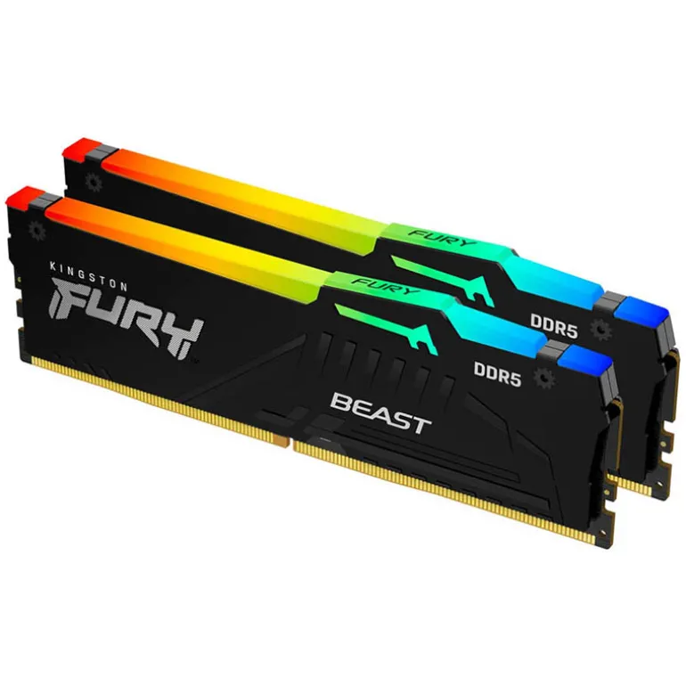 Memoria DDR5 Kingston Fury Beast RGB 64GB 2x32GB 6000MHz CL36 EXPO