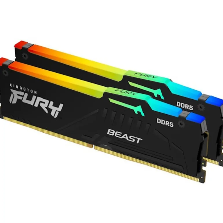 Memoria DDR5 Kingston Fury Beast RGB 32GB 2x16GB 6000MHz CL30 EXPO-XMP