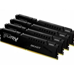 Memoria DDR5 Kingston Fury Beast 128GB 4x32GB 5600MHz CL40 XMP Negro