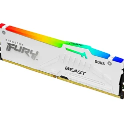 Memoria DDR5 Kingston Fury Beast RGB 32GB 1x32GB 6000MHz CL30 EXPO-XMP Blanco