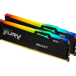 Memoria DDR5 Kingston Fury Beast RGB 32GB 2x16GB 6400MHz CL32 EXPO-XMP