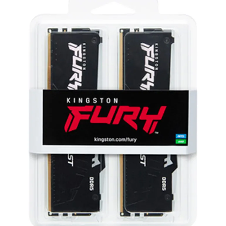 Memoria DDR5 Kingston Fury Beast RGB 32GB 2x16GB 6400MHz CL32 EXPO-XMP