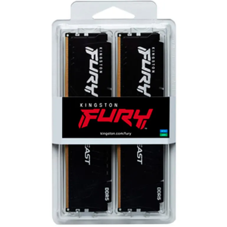 Memoria DDR5 Kingston Fury Beast 16GB 2x8GB 6000MHz CL30 EXPO-XMP