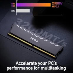 Memoria DDR4 Lexar Thor 8GB 1x8GB 3200MHz CL16 XMP Con Disipador