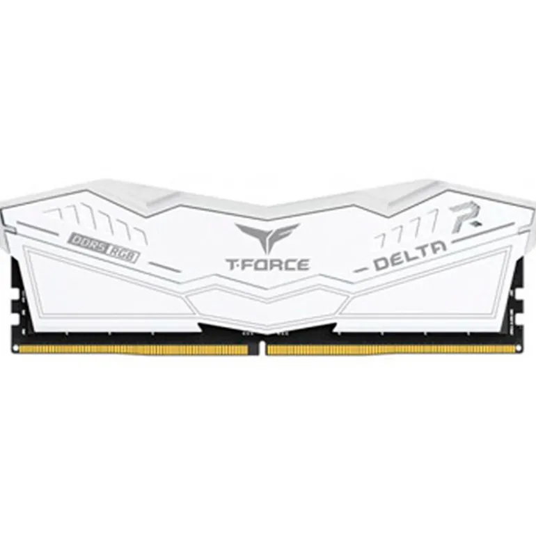 Memoria DDR5 Team Group T-Force Delta RGB 32GB 2x16GB 6400MHz CL32 EXPO-XMP Blanco