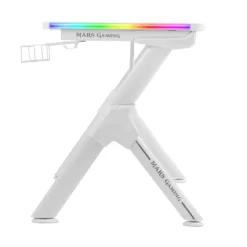Mesa Mars Gaming MGD140RGBW Blanco