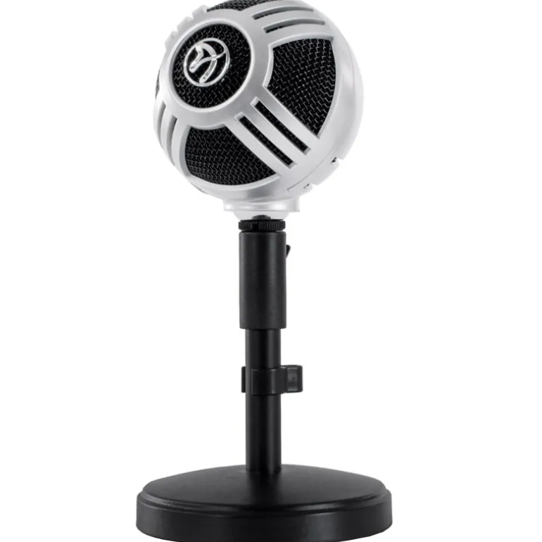 Micrófono Arozzi Sfera Pro Streaming Plata