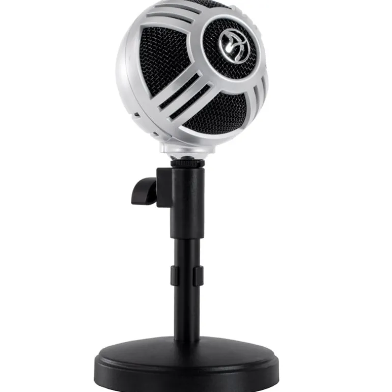 Micrófono Arozzi Sfera Pro Streaming Plata
