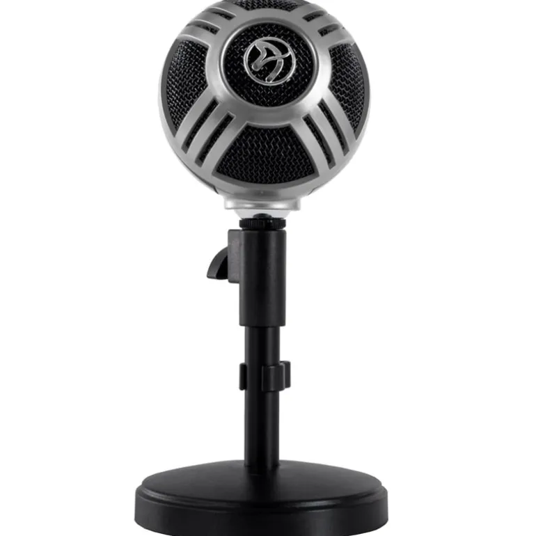 Micrófono Arozzi Sfera Streaming Cromado