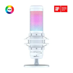 Micrófono HyperX QuadCast S RGB Gaming Blanco