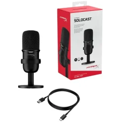 Micrófono HyperX SoloCast USB Negro