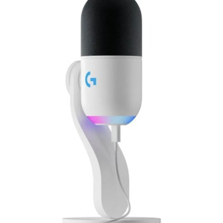 Micrófono Logitech Yeti GX RGB LightSync USB Blanco