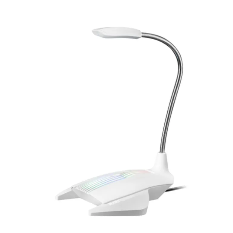 Micrófono Mars Gaming MMIC RGB Flow USB Blanco