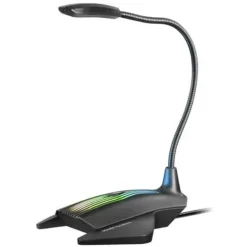 Micrófono Mars Gaming MMIC RGB Flow Negro