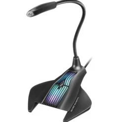 Micrófono Mars Gaming MMIC RGB Flow Negro