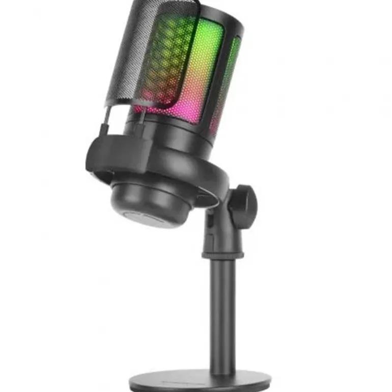 Micrófono Mars Gaming MMIC-SE ARGB Flow Negro