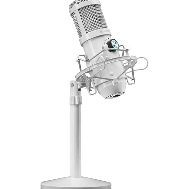 Micrófono Mars Gaming MMICX Pro Studio White