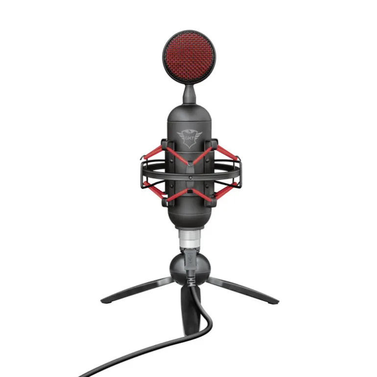 Micrófono Trust GXT 244 Buzz Con Soporte USB Negro