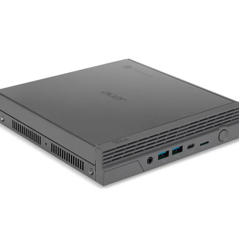 Mini PC Acer Chromebox CXI5 Celeron 7305 4GB 32GB Chrome OS Gris Con Teclado Y Ratón