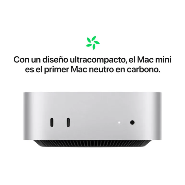 Mini PC Apple Mac Mini M4 16GB 512GB macOS Plata EU