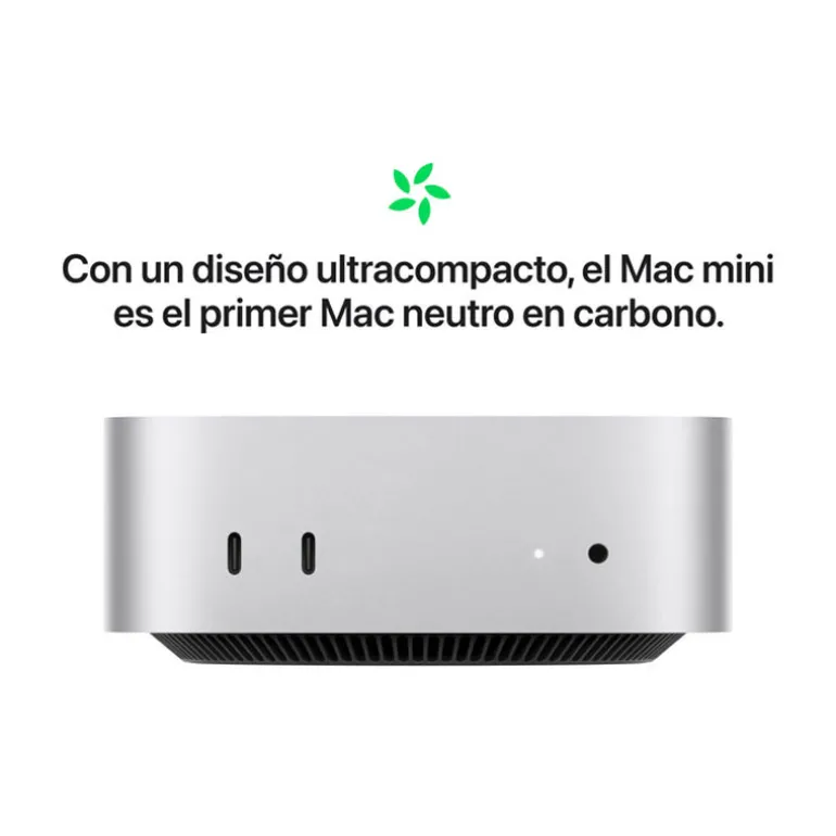 Mini PC Apple Mac Mini M4 16GB 512GB macOS Plata EE