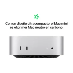 Mini PC Apple Mac Mini M4 16GB 256GB macOS Plata