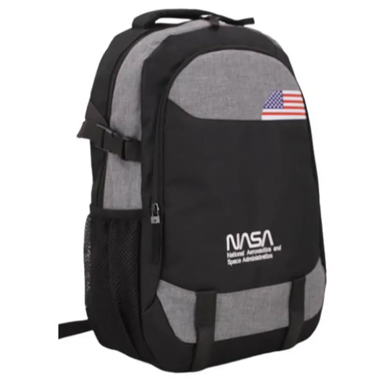 Mochila NASA BAG02 Travel Black 15.6" Negro