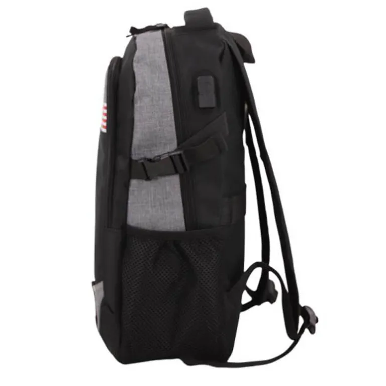 Mochila NASA BAG02 Travel Black 15.6" Negro