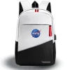 Mochila NASA BAG05 Travel Black 15.6" Blanco Negro