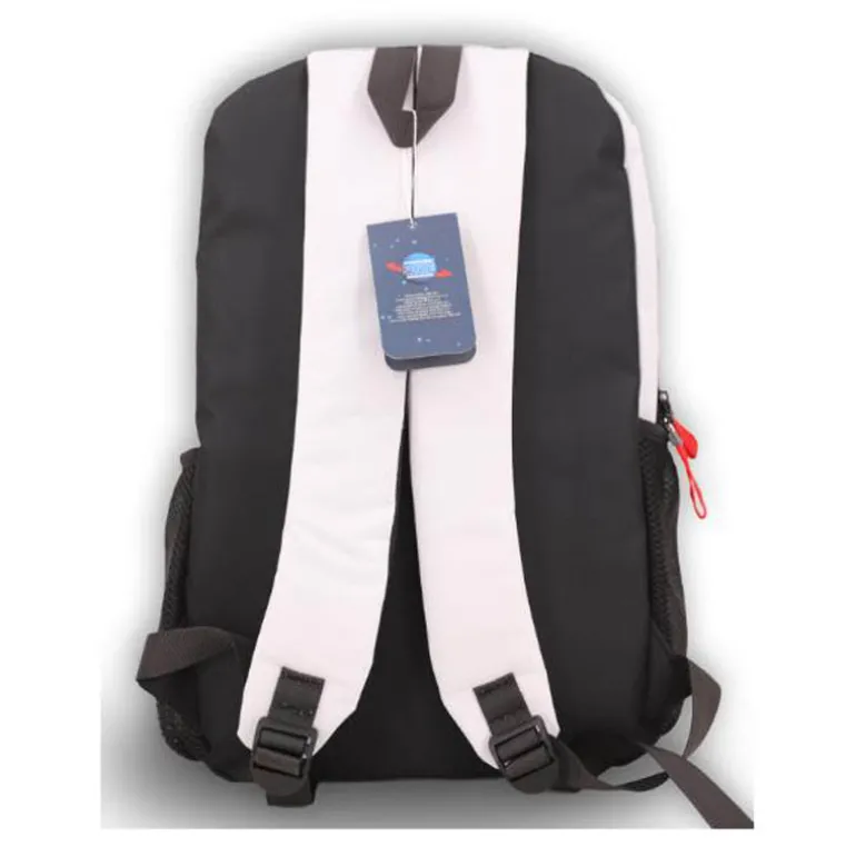 Mochila NASA BAG05 Travel Black 15.6" Blanco Negro