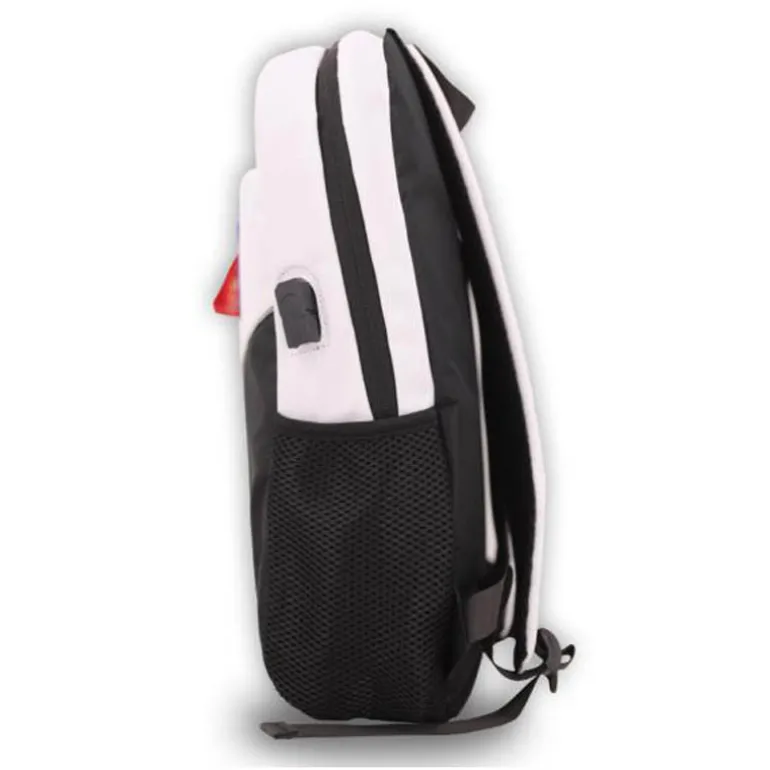 Mochila NASA BAG05 Travel Black 15.6" Blanco Negro