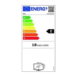 Monitor AOC C24G2AE 24'' FHD VA 165Hz FreeSync Premium Curvo