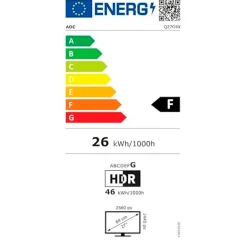 Monitor AOC Gaming Q27G4X 27" QHD IPS 180Hz 0.5ms HDR G-Sync